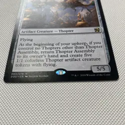 MTG Thopter Assembly Duel Decks: Elves vs. Inventors Rare Artifact Creature - Image 2