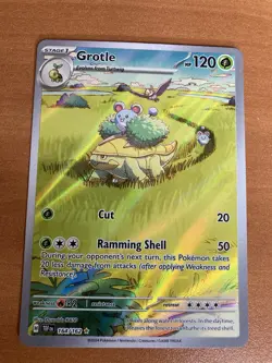 Pokemon TCG Grotle 164/162 Temporal Forces Illustration Rare Card NM Fast Ship - Image 2