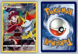 Braixen Pokemon TCG Silver Tempest Ultra Rare TG01/TG30 Pokemon NM Foil - Image 3