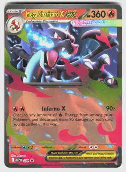 MEGA CHARIZARD X EX - 029 029 HOLO P ME: MEGA EVOLUTION PROMO POKEMON HOLO NM/M - Image 1