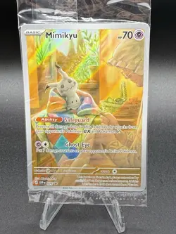 Pokemon TCG NM SEALED Mimikyu 075 Sv: Scarlet & Violet Promo Cards Holo 2024 - Image 2