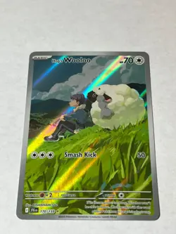 Hop's Wooloo 170/159 Illustration Rare Journey Together Pokemon Near Mint - Image 1
