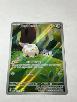 Togedemaru 104/094 Illustration Rare Phantasmal Flames Pokemon Near Mint - Image 1