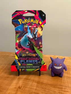 Sleeved Booster Pack - Pokemon TCG: ME02: Phantasmal Flames - Mega Charizard X - Image 1