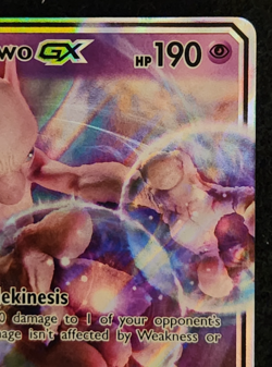 2019 Pokemon Black Star Promo Mewtwo GX #SM196 EX-NM - Image 3