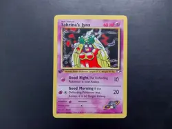 Pokemon - Sabrina's Jynx 59/132 Uncommon 1st Edition Gym Heroes - Image 1