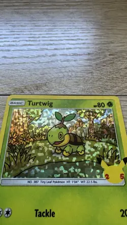Pokemon Turtwig 4/25 - McDonald's 25th Anniversary Promo Holo Card NM - Image 3