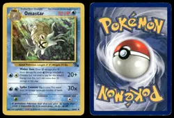 OMASTAR 40/62 UNCOMMON FOSSIL POKEMON MP - Image 1