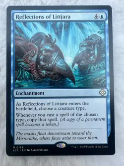 1x Reflections of Littjara (0168) Lost Caverns Ixalan Commander LP MTG Magic x1 - Image 1