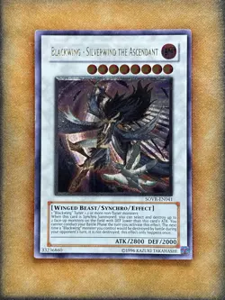 Yugioh Blackwing - Silverwind the Ascendant SOVR-EN041 Ultimate Rare NM - Image 1