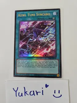 YuGiOh TCG Kewl Tune Synchro (Ultra rare) PHRE-EN039 1st Edition Mint - Image 1