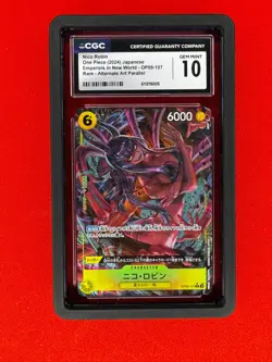 2024 One Piece Japanese Emperors In New World Alt Art Nico Robin OP09-107 CGC 10 - Image 1