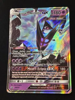Pokemon Dawn Wings Necrozma GX SM101 SM Promo Holo 180 HP Card - Image 1