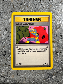 Pokemon TCG Cards 1st Edition Goop Gas Attack 78/82 Team Rocket - Image 1