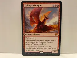 x1 NM Goldspan Dragon Jumpstart 2022 MTG - Image 1