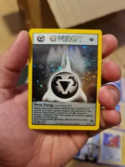 Pokemon Card Metal Energy 19/111 Holo Rare Neo Genesis WOTC 1st Edition - Image 1