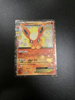 Pokemon TCG Flareon EX Holo Full Art Ultra Rare Card RC6/RC32 - Image 1