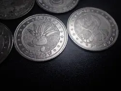 Pokemon Card Meiji Promo Battle Coin x7 Weezing Arbok etc #6323 PLAY - Image 5