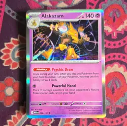 Pokemon Alakazam Holo Rare TCG Card Mega Evolutions 056/132 - Image 1