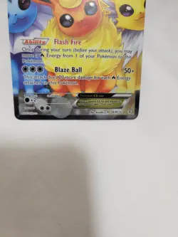 Flareon ex RC28/RC32 Generations: Radiant Collection Full Art Pokemon Card - Image 2