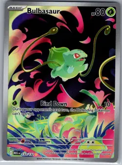 Bulbasaur - 133/132 ME01: Mega Evolution - Pokemon Card - NM - Image 1