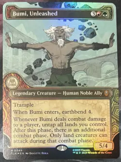 Bumi, Unleashed (Showcase) Avatar: The Last Airbender Foil - Image 1