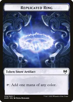 1x Replicated Ring Token - NM - Kaldheim - SPARROW MAGIC - Image 1