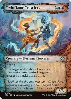 4x Twinflame Travelers - SHOWCASE - Lorwyn Eclipsed - MtG- NM - Image 1
