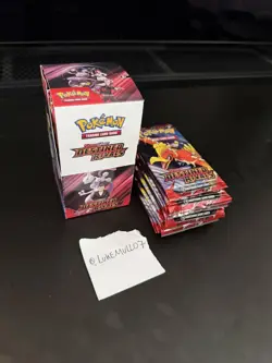 Pokemon Destined Rivals Unsealed Half Booster Box 18 Booster Packs + 11 Packs✅ - Image 1