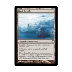 WOTC MtG Coldsnap Dark Depths (R) VG - Image 1