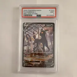 Pokemon Umbreon V TG22/TG30 PSA 9 Brilliant Stars Ultra Rare Holo - Image 1