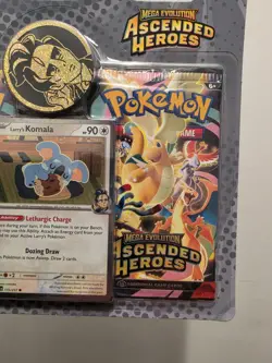 Pokemon TCG: Ascended Heroes - 2 Pack Collection Blister - Larry's Komala - Image 2