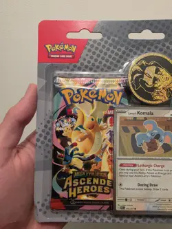 Pokemon TCG: Ascended Heroes - 2 Pack Collection Blister - Larry's Komala - Image 4