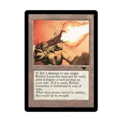 WOTC MtG Antiquities Rocket Launcher (U) EX - Image 1