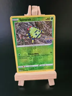 Pokemon Go DITTO UNPEALED Spinarak Reverse Holo 006/078 - Image 1
