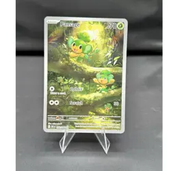 Pokemon tcg sv: black bolt Pansage 089/086 illustration rare holo English - Image 1