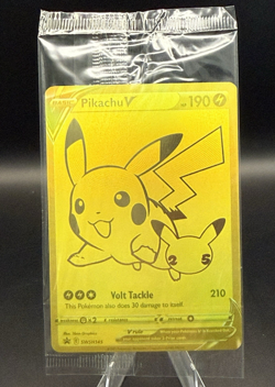 Pikachu V SWSH145 Celebrations Gold Promo Sealed Black Star Pokemon - Image 1