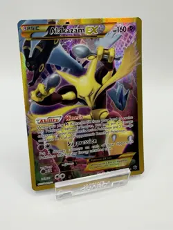 Pokemon TCG Alakazam EX 125/124 Full Art Ultra Rare Holo 2016 Fates Collide - Image 1