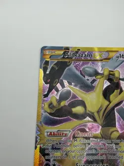 Pokemon TCG Alakazam EX 125/124 Full Art Ultra Rare Holo 2016 Fates Collide - Image 3