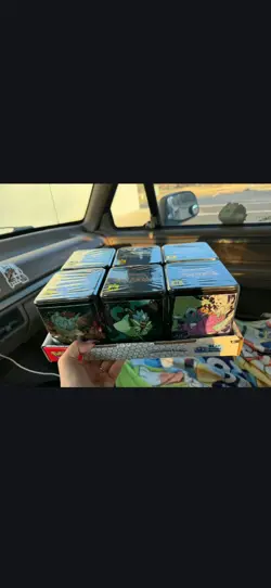 Pokemon TCG: Stacking Tins 2025 Factory Sealed 6 Tin Box With Store Display Case - Image 1