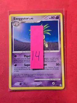 2008 Pokemon Diamond and Pearl Legends Awakened #54 Exeggutor, UC, NF/H, cd14 - Image 3