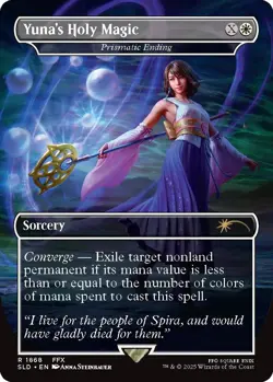 Yuna's Holy Magic - Prismatic Ending [Secret Lair Drop Series] Magic MTG - Image 1