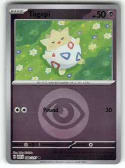 Togepi 080/217 Ascended Heroes Energy Symbol Reverse Holo Pokemon TCG - Image 1