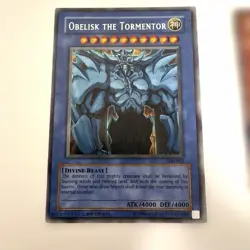 2003 Slifer Obelisk Ra Secret Rare GBI-001 GB Promo God YuGiOh English Vintage - Image 3