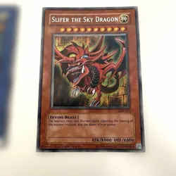 2003 Slifer Obelisk Ra Secret Rare GBI-001 GB Promo God YuGiOh English Vintage - Image 4