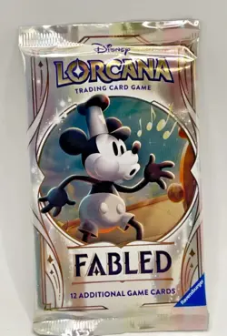 Disney Lorcana Fabled Single Booster Pack 2025 Sealed, Various Arts - Image 1