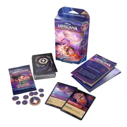Disney Lorcana: Shimmering Skies Starter Deck (Amethyst & Ruby) New Sealed - Image 2