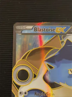 Pokemon TCG Blastoise EX Full Art Ultra Rare XY Holo Card 142/146 English - Image 2