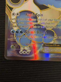 Pokemon TCG Blastoise EX Full Art Ultra Rare XY Holo Card 142/146 English - Image 3