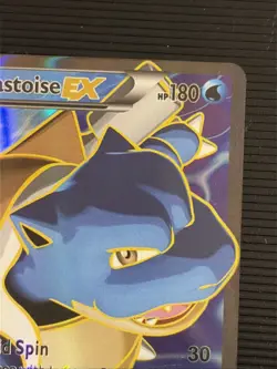 Pokemon TCG Blastoise EX Full Art Ultra Rare XY Holo Card 142/146 English - Image 5
